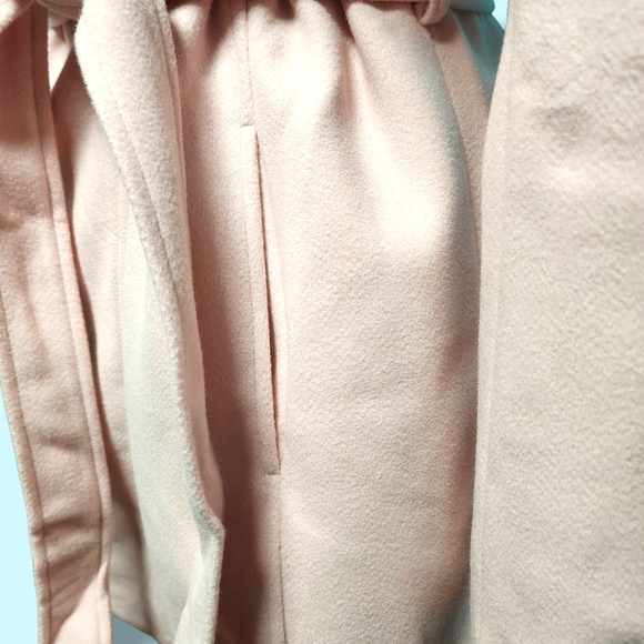 NWOT Allegra K Women's Classic Stand Collar Long Sleeve Winter Belted Long Coat - Picture 11 of 16